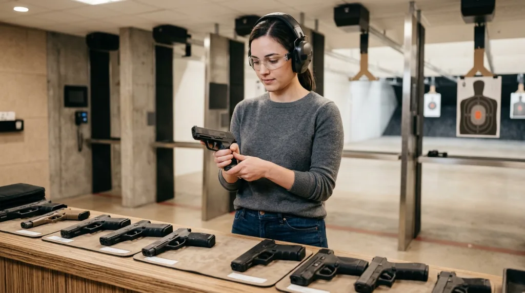 découvrez nos conseils essentiels pour bien choisir une arme de poing adaptée à votre premier essai, alliant sécurité, confort et performance.